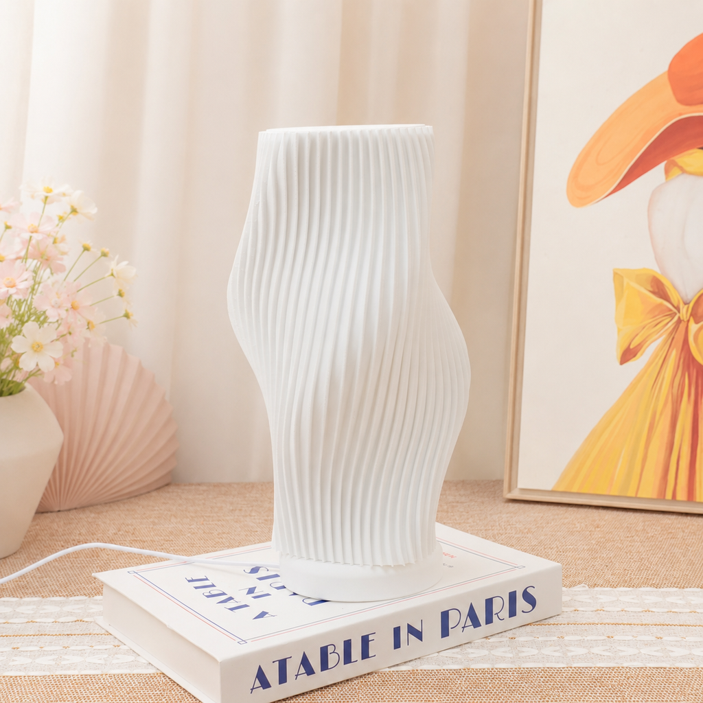 Velora Wave Lamp - Đèn Ngủ 3D Hình Sóng Nghệ Thuật, Đèn Trang Trí Phòng Ngủ Ánh Sáng Dịu Nhẹ