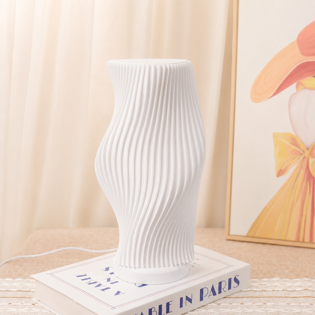 Velora Wave Lamp - Đèn Ngủ 3D Hình Sóng Nghệ Thuật, Đèn Trang Trí Phòng Ngủ Ánh Sáng Dịu Nhẹ