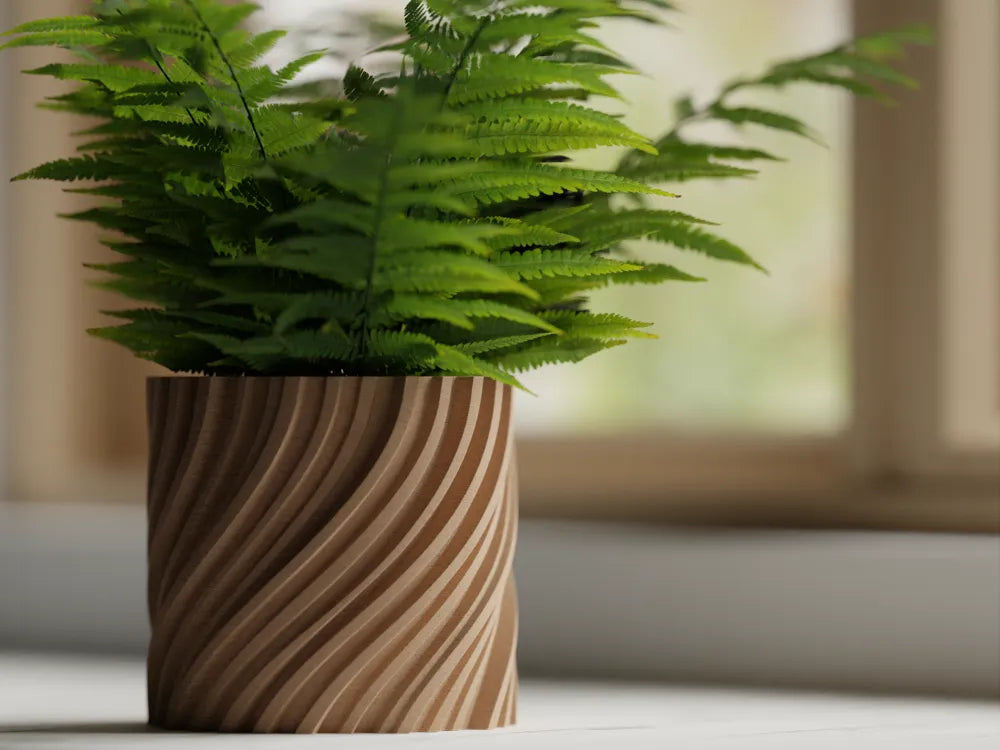 Chậu Cây Sóng Xoắn – Planter 2