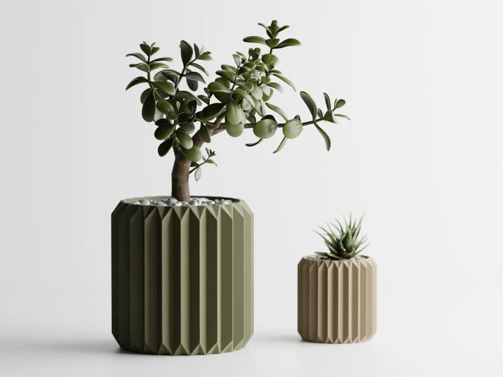 Chậu Cây Tam Giác Gân Lớn – Planter 1