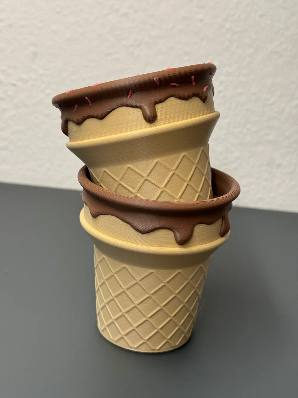 Chậu Cây Hình Kem Ống – Sweet Treat