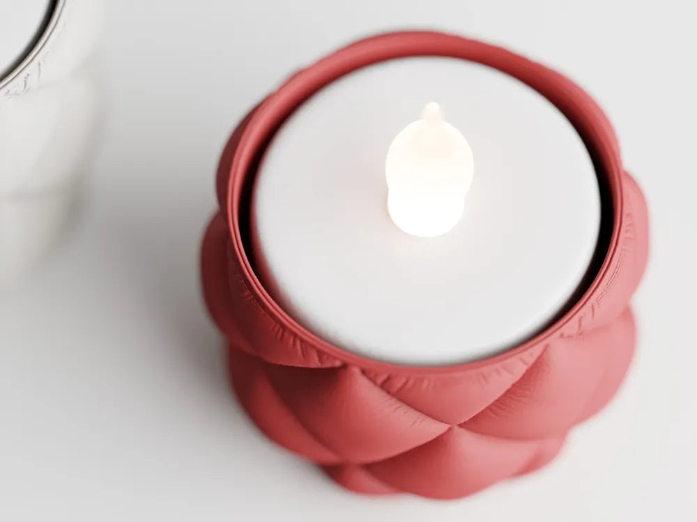 Nến LED Vải Bơm Phồng