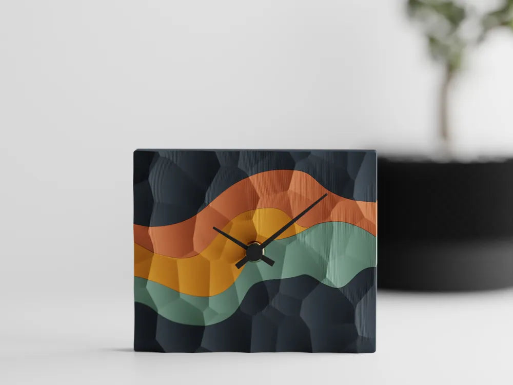 Đồng Hồ Voronoi Nghệ Thuật