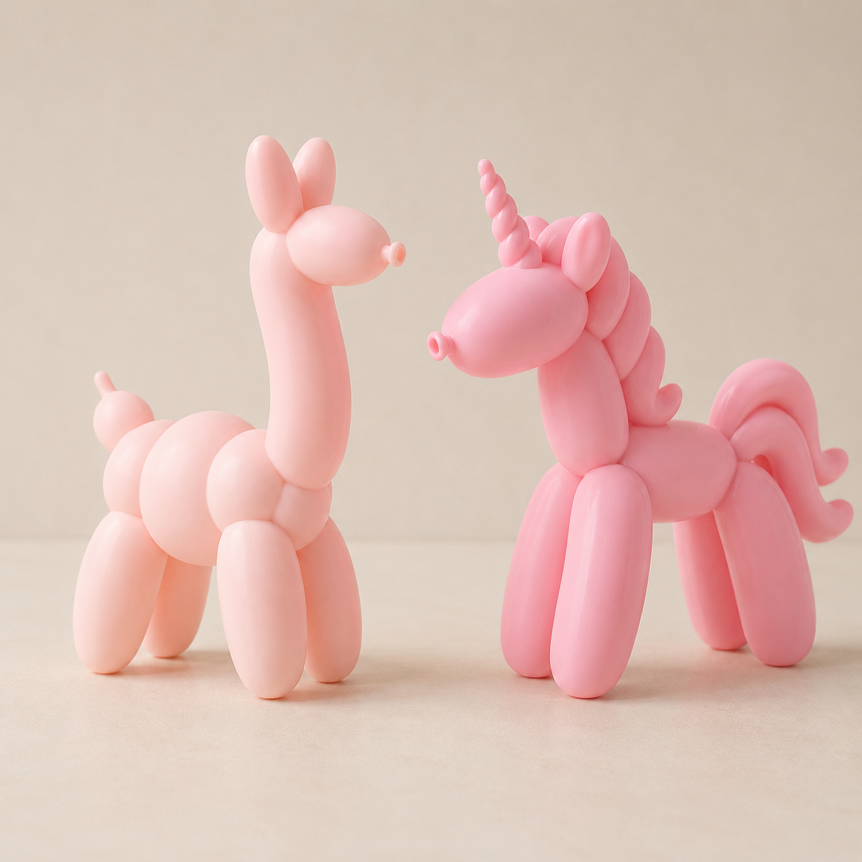 Tượng Kỳ Lân & Llama Bong Bóng ♡ - Decor Nhà Cửa