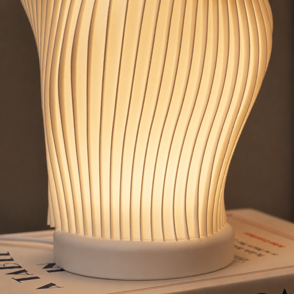 Velora Wave Lamp - Đèn Ngủ 3D Hình Sóng Nghệ Thuật, Đèn Trang Trí Phòng Ngủ Ánh Sáng Dịu Nhẹ