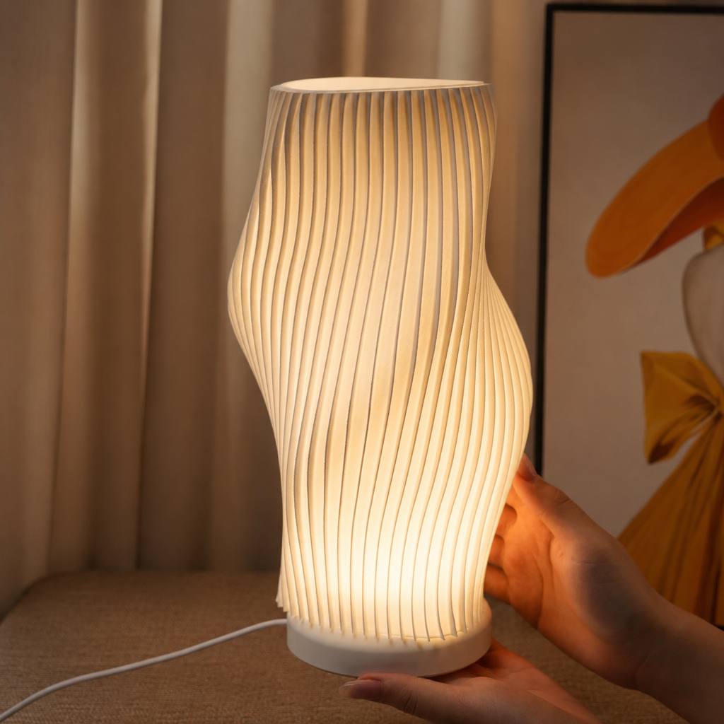 Velora Wave Lamp - Đèn Ngủ 3D Hình Sóng Nghệ Thuật, Đèn Trang Trí Phòng Ngủ Ánh Sáng Dịu Nhẹ