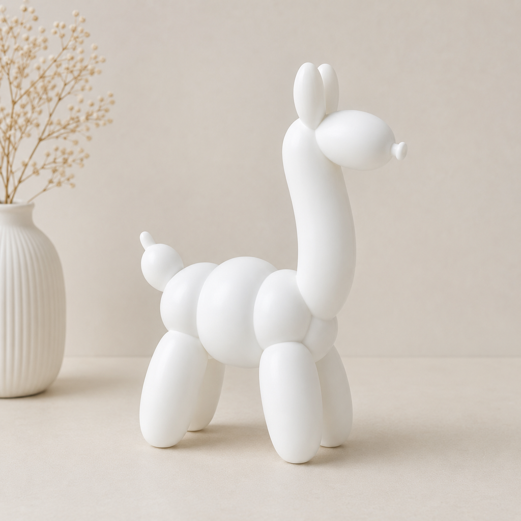 Tượng Kỳ Lân & Llama Bong Bóng ♡ - Decor Nhà Cửa